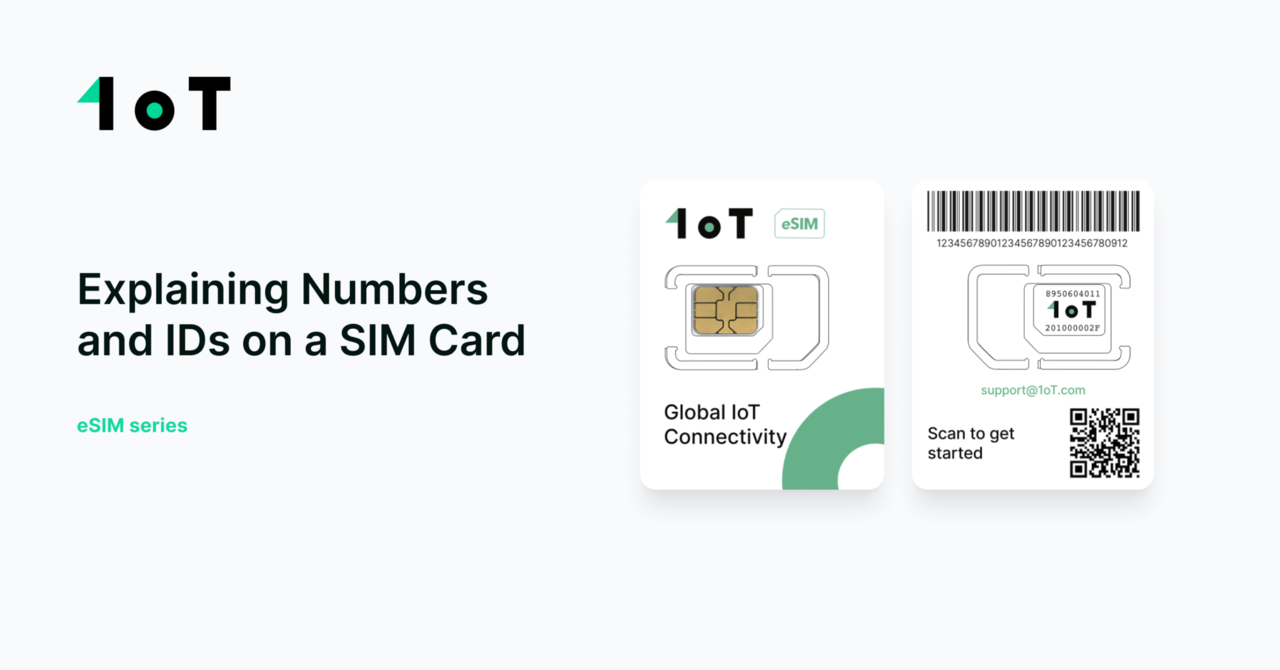 Explaining Numbers And IDs On A SIM Card 1oT